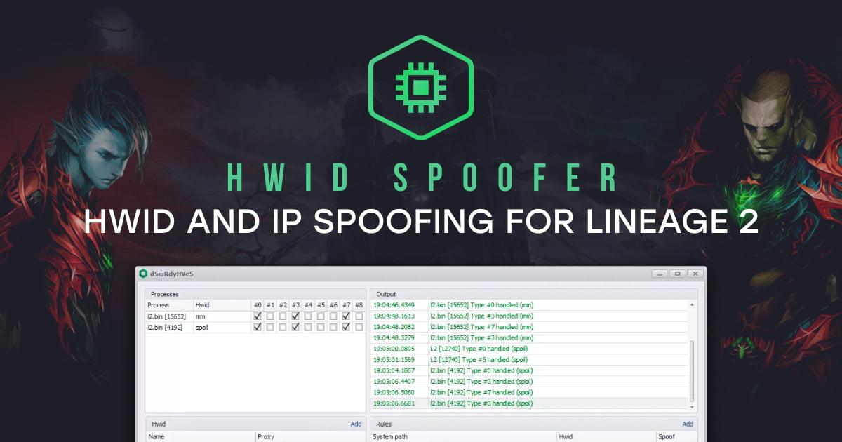 Hwid Spoofer HWID/IP changer for Lineage 2